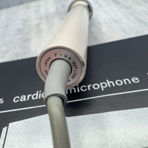 Vintage SONY CARDIOID MICROPHONE F-98 in CASE  Very Good Condition - Picture 4 of 7